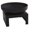 ProGarden Bol &agrave; feu sur support 50 cm noir