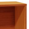 vidaXL Cadre de lit sans matelas cire marron 100x200cm bois pin massif
