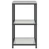 vidaXL Rangement de cuisine avec &eacute;tag&egrave;re Argent 60 x 50 x 92 cm Acier