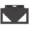 vidaXL Trough d'alimentation pour le b&eacute;tail Noir 108 x 50 x 28 cm