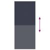 vidaXL Store enrouleur occultant 104,4 x 230 cm, largeur du tissu 100 cm, coloris marine