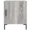 vidaXL Tables de chevet 2 pcs sonoma gris 40x40x50cm bois d'ing&eacute;nierie