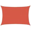 vidaXL Voile d'ombrage 160 g/m&sup2; Terre cuite 5x6 m PEHD