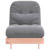 vidaXL Canap&eacute;-lit futon avec matelas 70x206x11 cm bois massif douglas