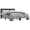 vidaXL Cadre de lit sans matelas noir 120x190 cm
