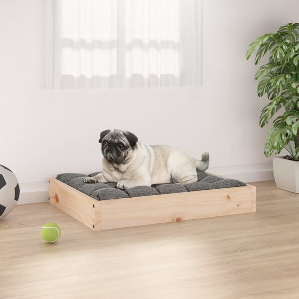 vidaXL Lit pour chien 61,5x49x9 cm Bois de pin solide