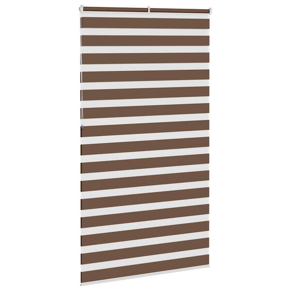 vidaXL Store z&egrave;bre marron 120x230cm largeur du tissu 115,9cm polyester