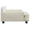 vidaXL Lit pour chien cr&egrave;me 90x53x30 cm velours
