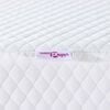 vidaXL Surmatelas Blanc 180 x 200 x 7 cm Tissu Jacquard