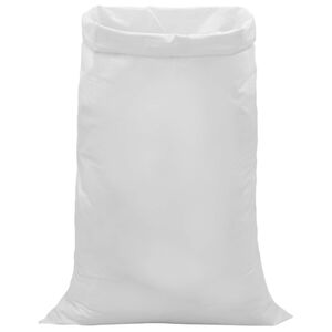vidaXL Sacs tiss&eacute;s 50 pcs Blanc 80 x 125 cm PP