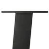 vidaXL Pieds de table basse 4 pi&egrave;ces Anthracite 42 cm Acier