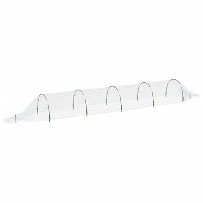 vidaXL Tunnels en filet 2 pcs 1,5x5 m fibre de verre et PP