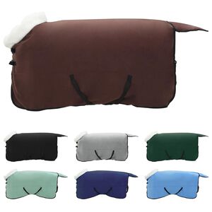 vidaXL Couverture &Eacute;quine Brun Fonc&eacute; Complet 165 cm Fleece polaire