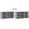 vidaXL Armoire &agrave; chaussures Sonoma gris 102x36x60 cm Bois d'ing&eacute;nierie