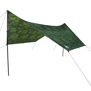 vidaXL B&acirc;che de camping camouflage 462x306x211 cm imperm&eacute;able
