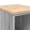 vidaXL Armoires de garage 2 pcs sonoma gris bois d'ing&eacute;nierie