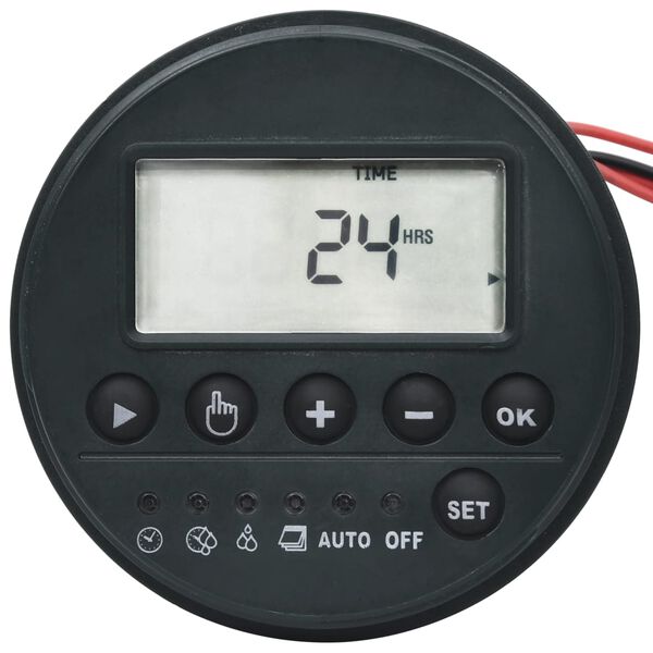 vidaXL Minuterie d&rsquo;arrosage de jardin avec &eacute;lectrovanne