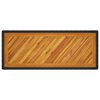 vidaXL Table d'appoint de jardin dessus en bois noir 100x40x75 cm
