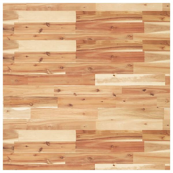 vidaXL Dessus de table carr&eacute; 80x80x4 cm bois massif d'acacia