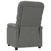 vidaXL Fauteuil inclinable Gris fonc&eacute; Tissu