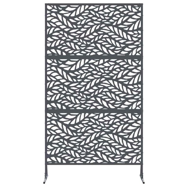 vidaXL Écran de confidentialité Anthracite 100 x 50 x 180 cm Acier