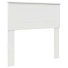 vidaXL T&ecirc;te de lit Blanc Brillant 90 cm Bois d'ing&eacute;nierie