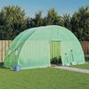 vidaXL Serre avec cadre en acier vert 12 m² 6x2x2,85 m