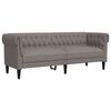 vidaXL Ensemble de canap&eacute;s 2 pcs taupe tissu