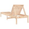 vidaXL Chaise longue 199,5x60x74 cm bois massif de pin