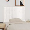 vidaXL T&ecirc;te de lit murale Blanc 140x3x90 cm Bois massif de pin