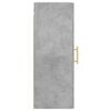 vidaXL Armoire murale gris b&eacute;ton 34,5x34x90 cm