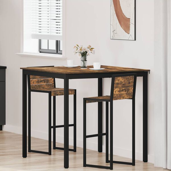 vidaXL Table de bar debout Bois d'ing&eacute;nierie