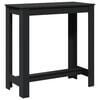 vidaXL Table de bar noir 102x50x103,5 cm bois d'ing&eacute;nierie