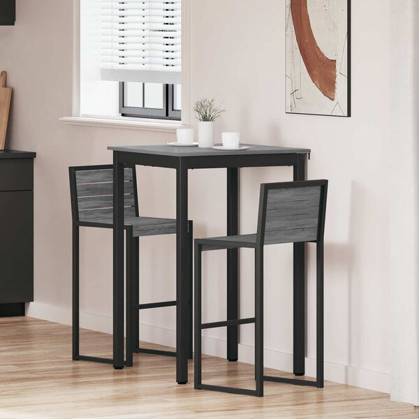 vidaXL Table de bar debout Bois d'ing&eacute;nierie