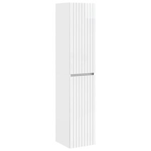 vidaXL Cabinet de Salle de Bain Mural Blanc brillant