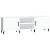 vidaXL Meuble TV blanc 150x30x50 cm bois d'ing&eacute;nierie