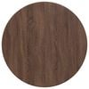 vidaXL Plateau de table Ch&ecirc;ne marron &Oslash; 70 x 1,5 cm Bois d'ing&eacute;nierie