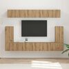 vidaXL Ensemble meuble TV 5 pcs Ch&ecirc;ne artisanal Bois d'ing&eacute;nierie