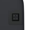 vidaXL Miroir mural Noir 35x80 cm Ovale