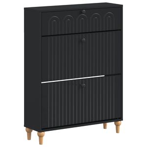 vidaXL Cabinet &agrave; chaussures ALKMAAR 78 x 24 x 103 cm Bois d'ing&eacute;nierie