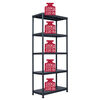 vidaXL &Eacute;tag&egrave;re de rangement Noir 500 kg 90x60x180 cm Plastique