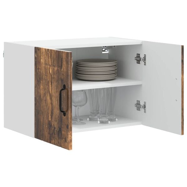 vidaXL Armoires murales de cuisine 2 pcs Ch&ecirc;ne fum&eacute; 60 x 31 x 40 cm