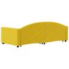 vidaXL Lit de jour avec lit gigogne jaune 90x200 cm velours