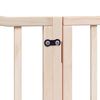 vidaXL Barri&egrave;re pour chien porte pliable 12 panneaux bois de peuplier
