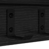 vidaXL Porte-manteau mural Ch&ecirc;ne noir 40 x 10,5 x 10,5 cm
