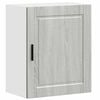 vidaXL Armoires murales de cuisine 2 pcs Porto sonoma gris