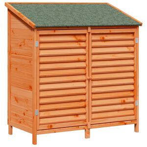 vidaXL Abri de jardin Marron 106 x 56 x 113,5 cm Bois de Sapin Massif