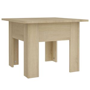 vidaXL Table basse ch&ecirc;ne sonoma 55x55x42 cm bois d'ing&eacute;nierie