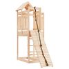vidaXL Maisonnette de jeu avec mur d'escalade bois massif de pin