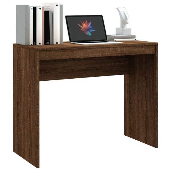 vidaXL Bureau Ch&ecirc;ne marron 90x40x72 cm Bois d'ing&eacute;nierie